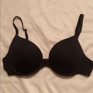 VS Pink Push Up Black Bra